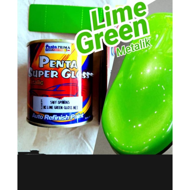 Cat Hijau Ninja Kawasaki Penta Metalic NC LIME GREEN KAWASAKI  -Cat Mobil Motor Sepeda