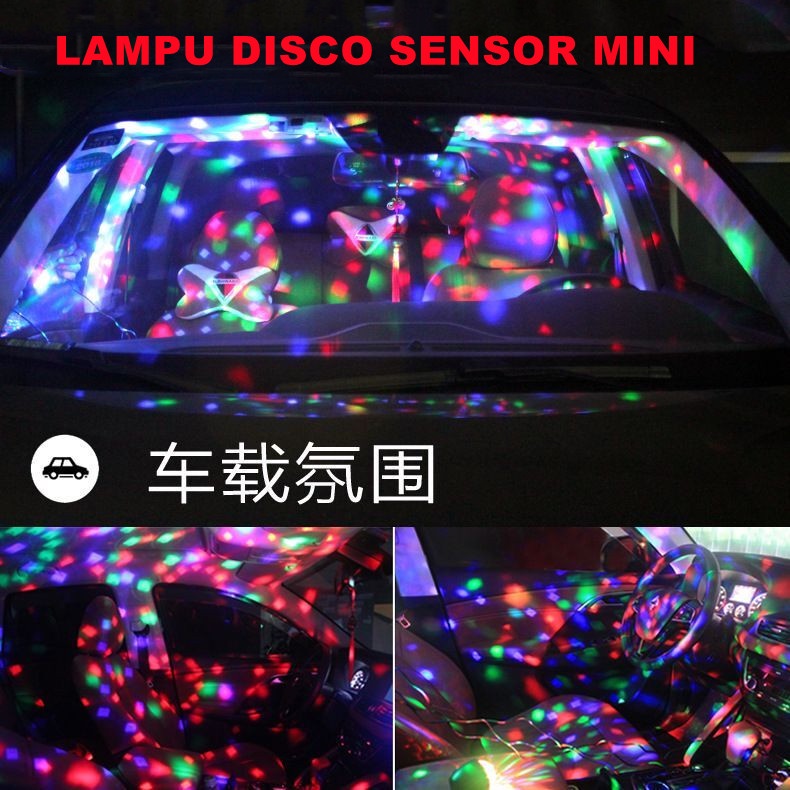 MEREK HORICI 7W MODEL BARU MENARI MENGIKUTI MUSIK LAMPU TIKTOK LAMPU SENSOR SUARA LAMPU TIKTOK LAMPU WARNA