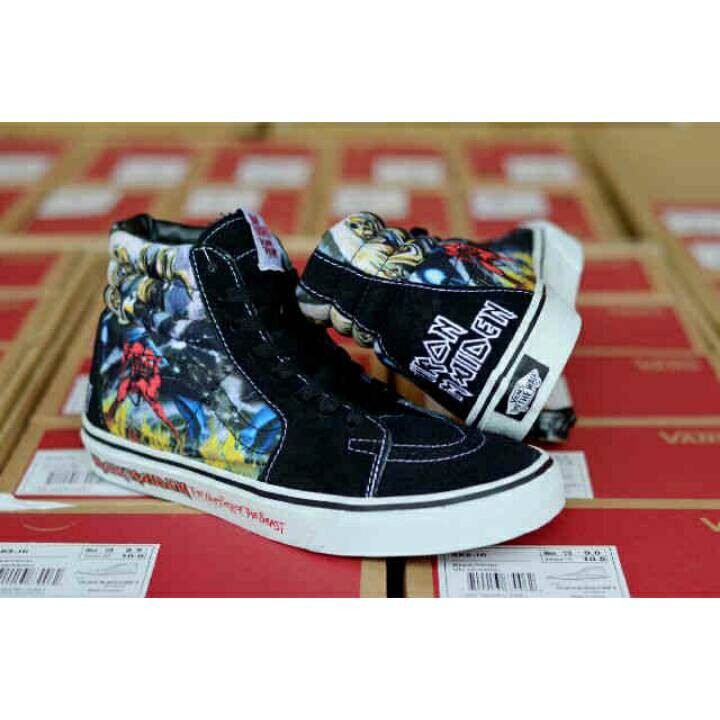 GROSIR Sepatu Vans SK8 Iron Maiden Premium ICC Cowo ORI MURAH