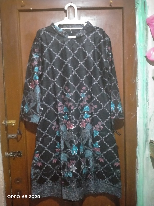 #bayar Di Tempat Terlaris Serut Genes Jelita Tunic Navbor Yelbor Whitbor Creambor Tunik Batik Modern