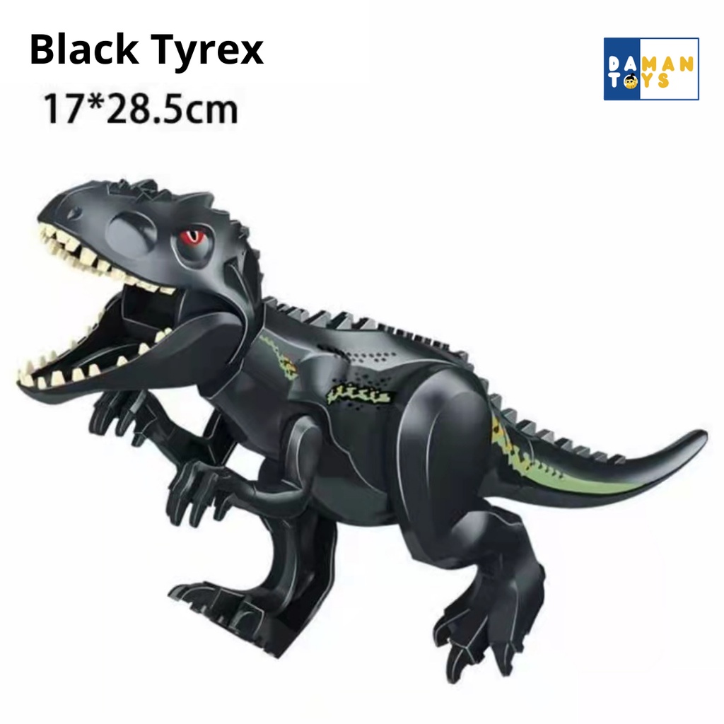 Mainan Dino DIY Dinosaurus Jurassic T-Rex Tyrex Besar Bongkar Pasang