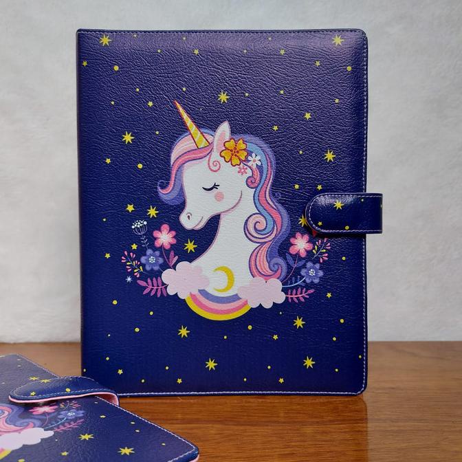 

PROMO SPESIAL BINDER PRINTING MOTIP UNICORN CUTE A5/RING 20, B5/RING 26