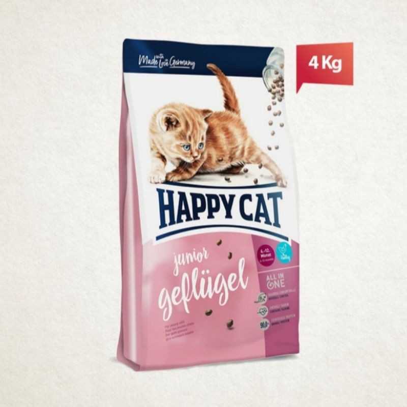 Happy Cat junior 4kg | Happy Cat junior Geflugel 4kg | kucing