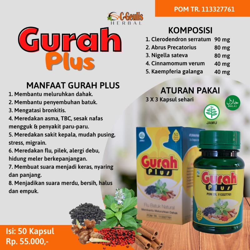 

Gurah plus herbal C-geulis