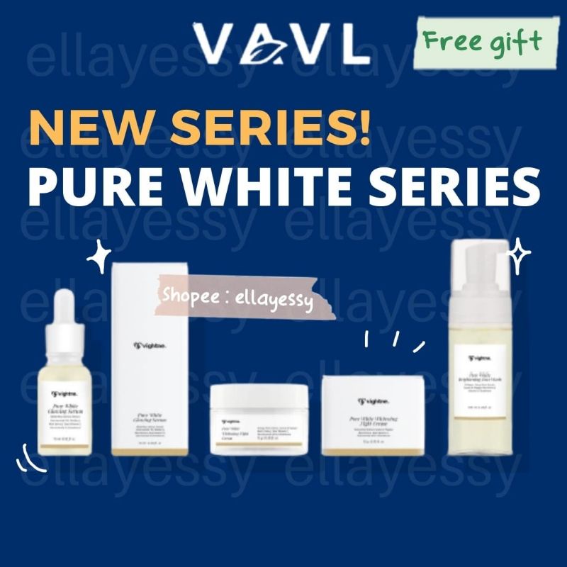 VAVL Pure White Series Free pouch + Gift