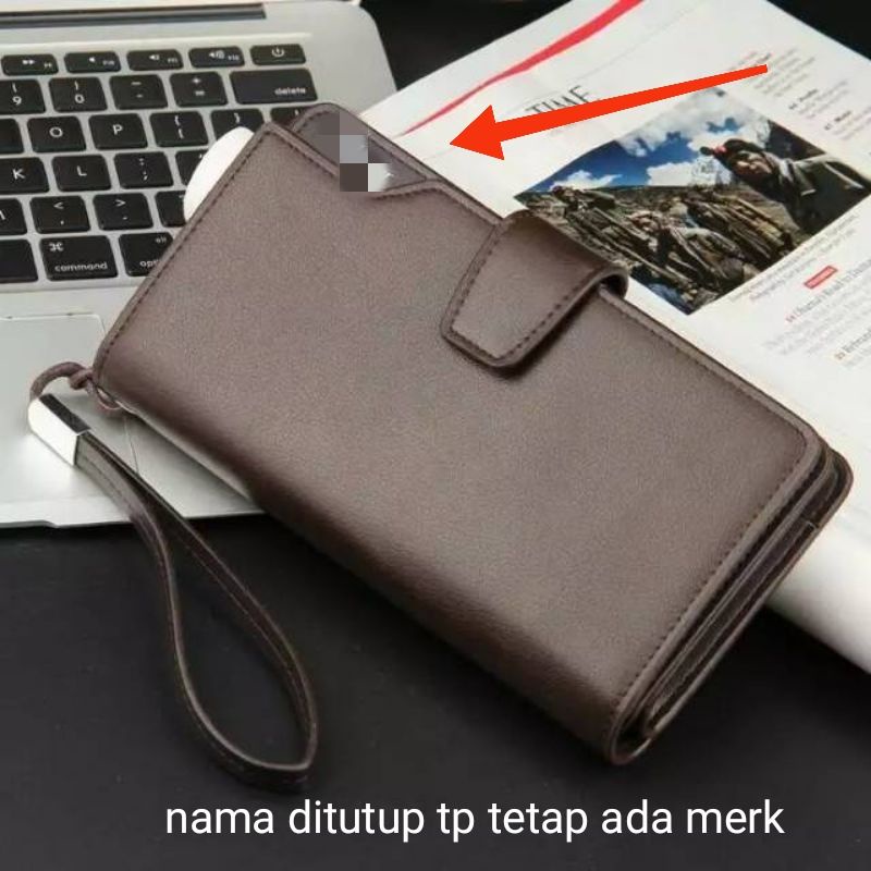 Dompet panjang wanita no name bahan kulit sintetis