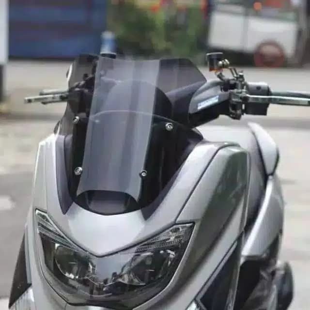 WINSHIELD N MAX/WINSIL NMAX/TAMENG KACA DEPAN N MAX/VISOR NMAX - Putih AS