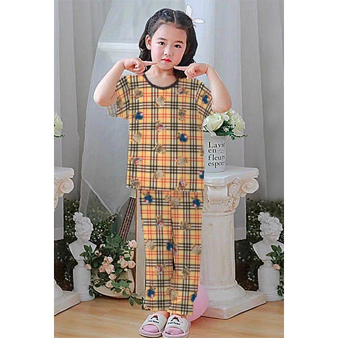 RILLO - Setelan baju playful colour anak print cp / setelan anak cp unisex 1-7 tahun