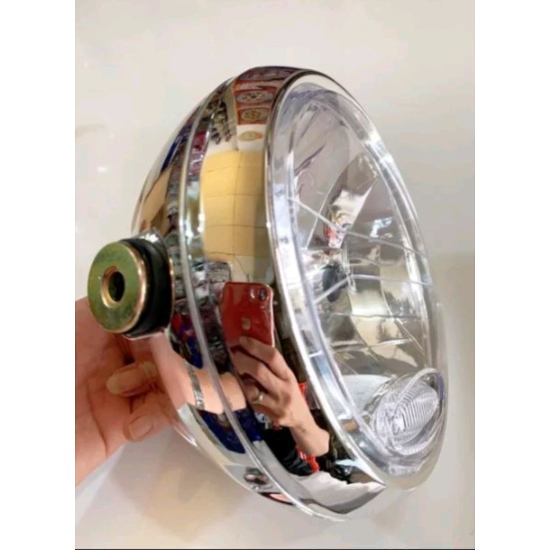 Lampu Depan Bulat Rx-King Old Full Crum