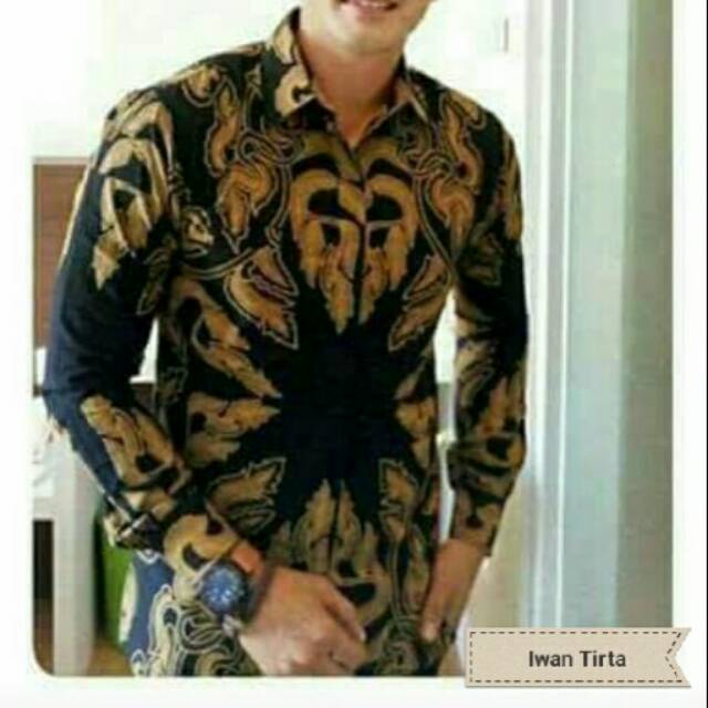  KEMEJA  PRIA  BATIK  IWAN  TIRTA  Shopee Indonesia