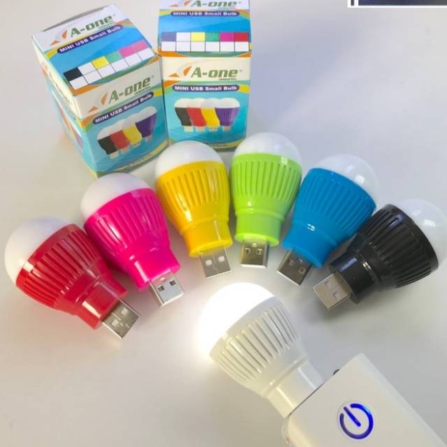 Bohlam Lampu LED USB 3 watt / Bohlam Lampu Led Mini USB 3W ukuran KECIL