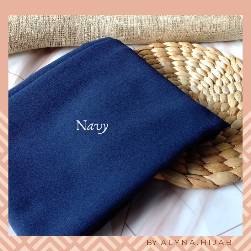 Khimar Diamond Ped /hijab syar'i / terbaru / bergo-Navy