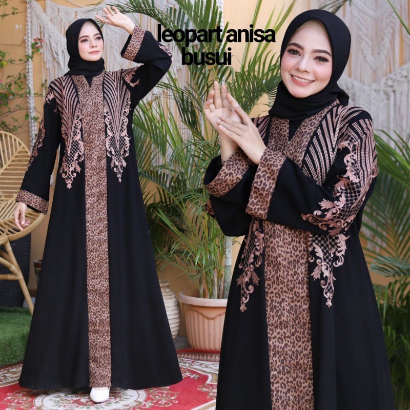 ABAYA LEOPARD ANISA