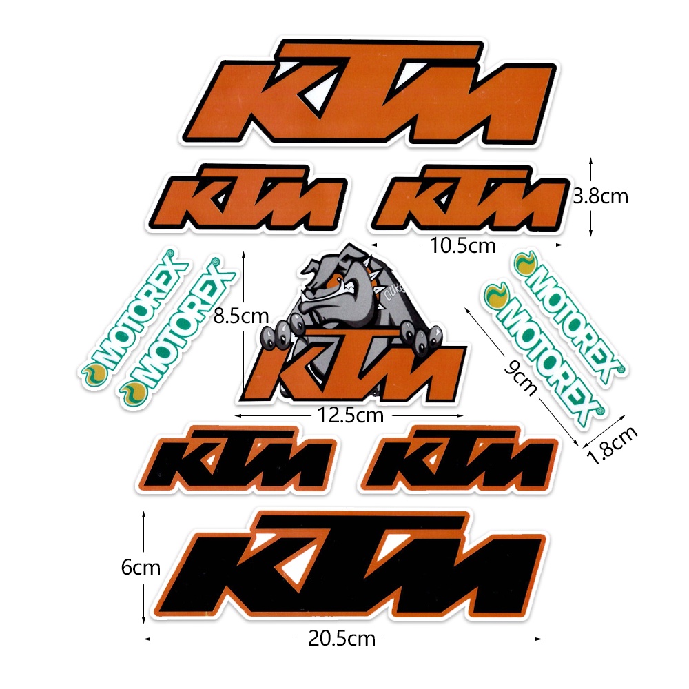 Ktm Stiker Epoxy 3D Reflektif Anti Air Untuk Motor RC350 RC390 DUKE