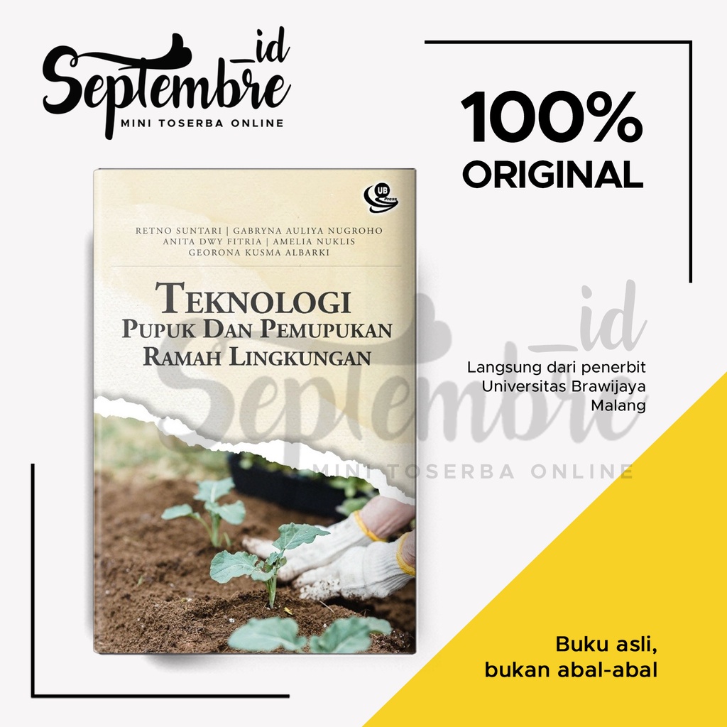 Buku Original Teknologi Pupuk dan Pemupukan Ramah Lingkungan