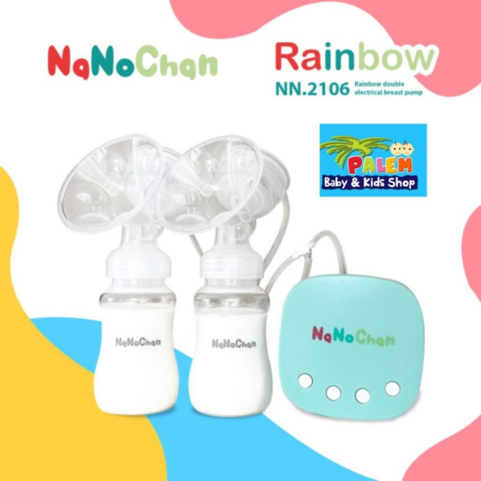 Little Giant Nano Chan Rainbow Double Electrical Breastpump/Pompa asi