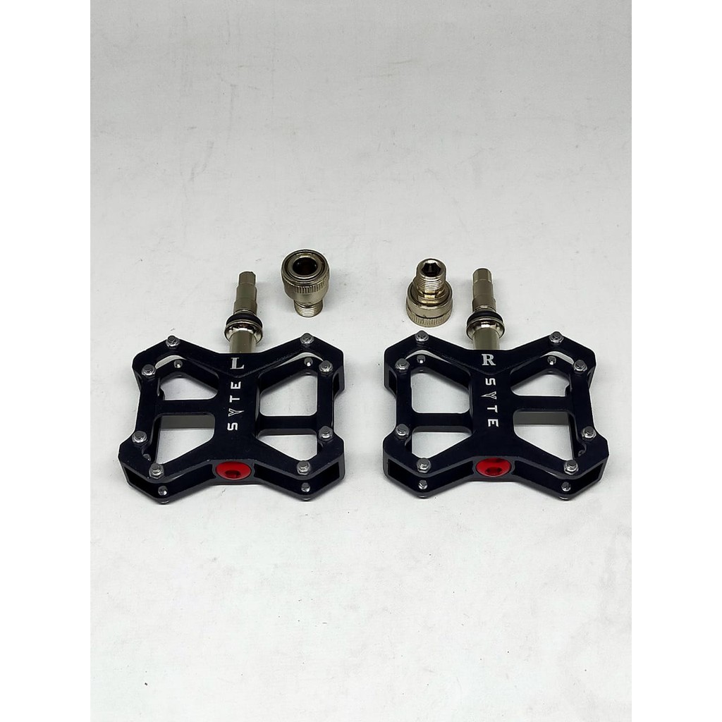 SYTE Pedal QR 3 bearing M416 Quick release CNC sepeda MTB lipat fixie