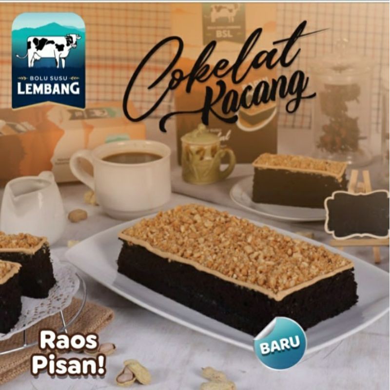 

BOLU SUSU LEMBANG RASA COKLAT KACANG / KUE BOLU MAKANAN KHAS BANDUNG