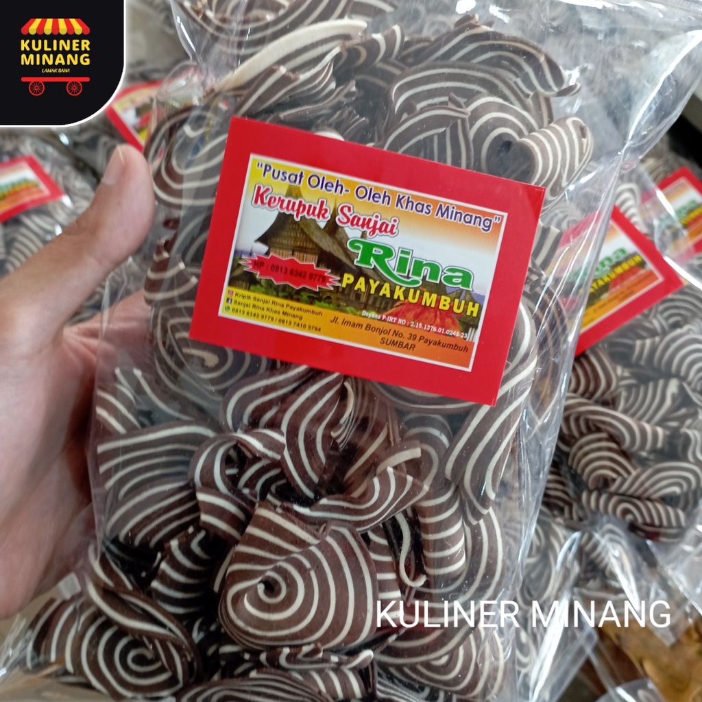 

Kue Kuping Gajah Hitam Rina Oleh-Oleh Asli Cemilan Kampung Makanan Khas Payakumbuh Padang kabau Jajanan Snack Kuliner Minang Kabau AX00