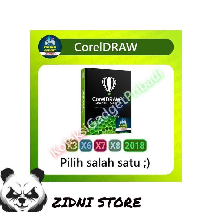 SOFTWARE APLIKASI SWA209 COREL DRAW X6 X7 X8 2018 CORELDRAW FOR WINDOWS
