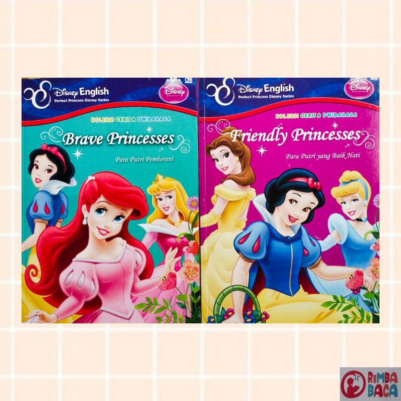 SERI KOLEKSI CERITA DWIBAHASA PRINCESS DISNEY