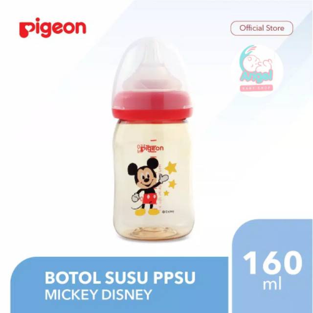 Pigeon Botol PPSU Mickey Disney 160ml / 240ml