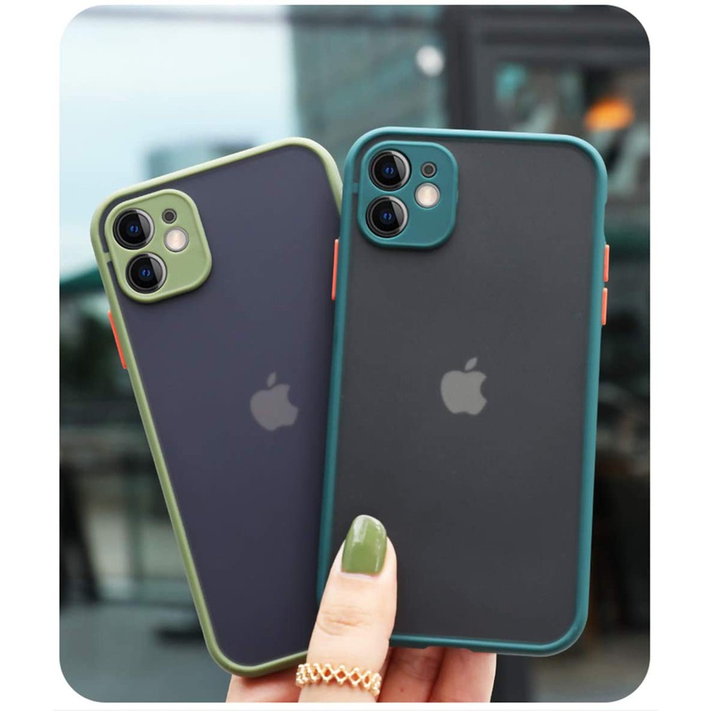 iPhone 12mini iPhone 12 iPhone 12promaxCamera Lens Protective Case Matte Shockproof Hard Phone Armor Back Cover for iPhone 11 Pro Max 6 6S Plus 8 7 Plus X XS Max XR SE2 2020