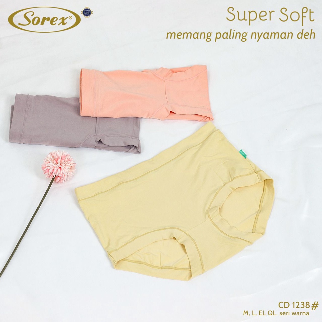 Celana dalam sorex 1238 super soft sorex polyester