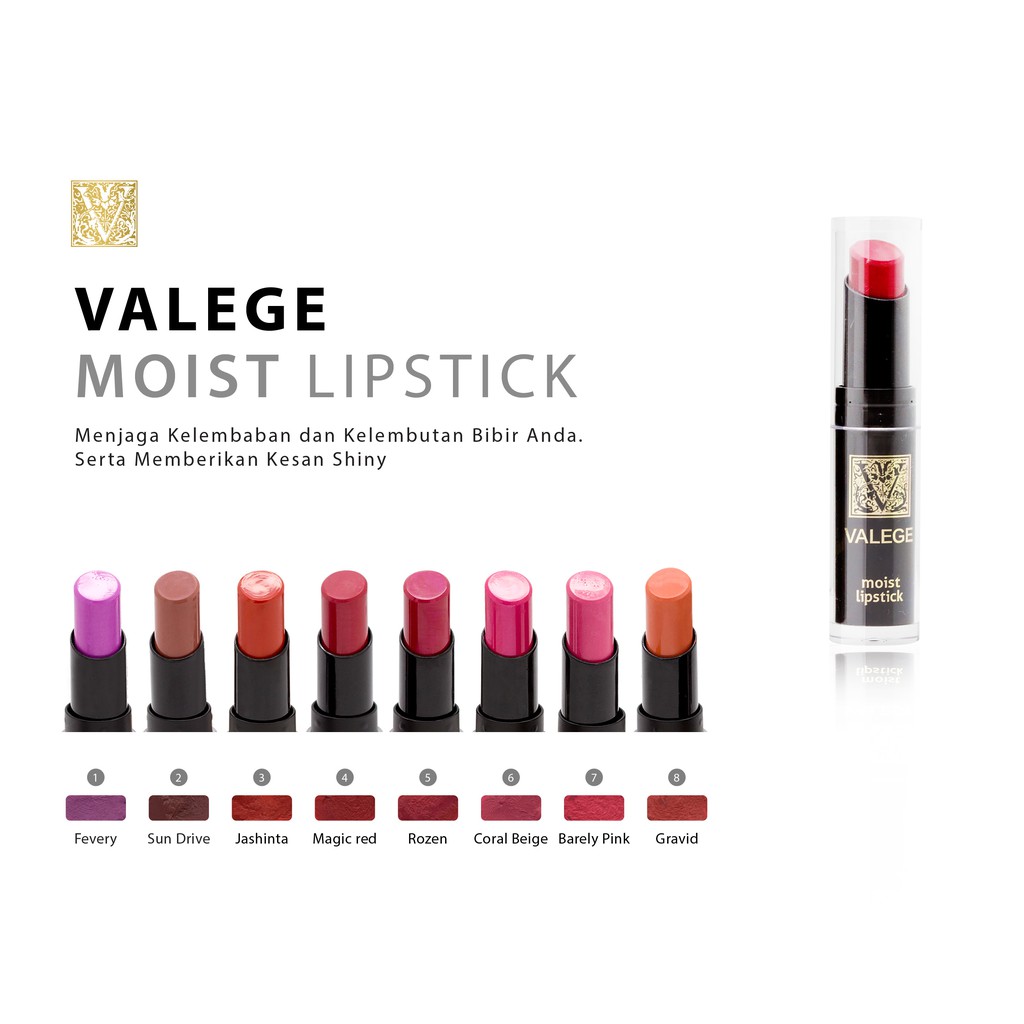 Valege Moist Lipstick