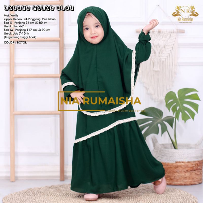 gamis anak satu set gamis anak by nia rumaisha