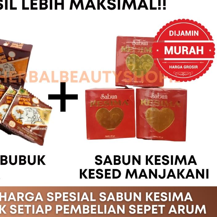 SEPET ARUM MANJAKANI 100 SACHET MANJAKANI KEWANITAAN PERAPAT VAGINA PERAPAT MISS V MERAPATKAN MISS V