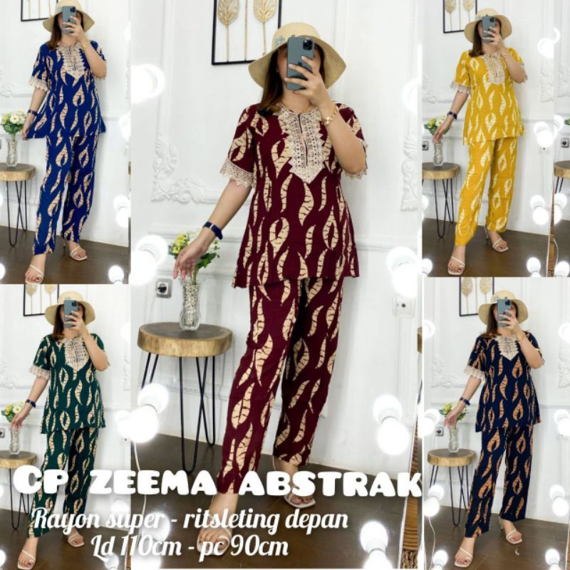 Setelan CP Zeema Abstrak