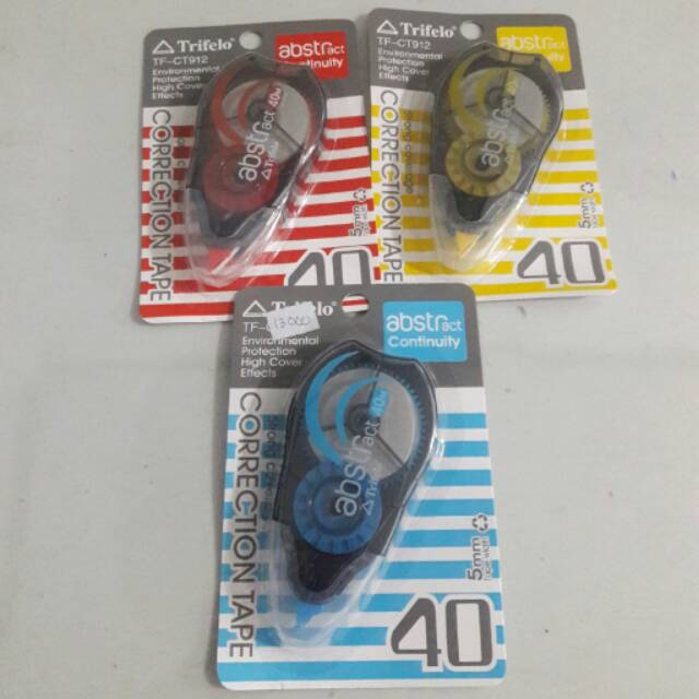 Tip ex kertas murah dan panjang trifelo 40 meter