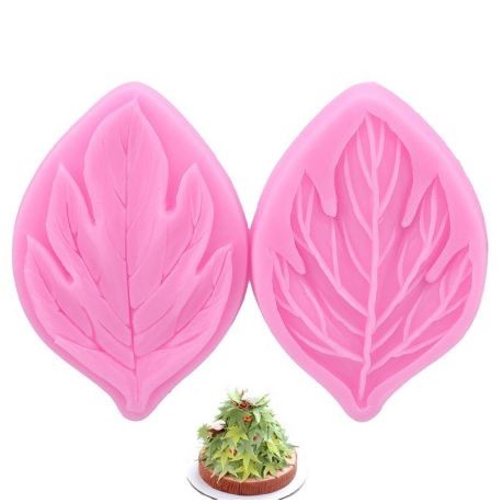 Deep Texture Silicone Mold - Leaf Shape