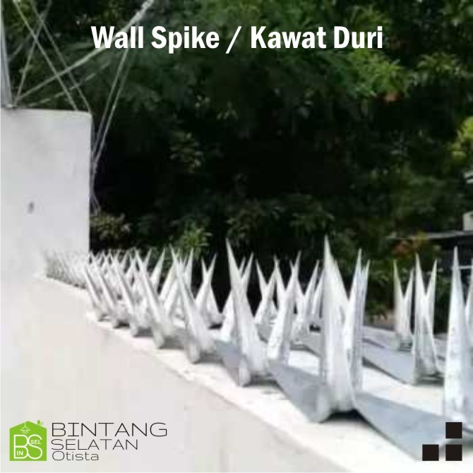 KAWAT DURI ANTI MALING PENGAMAN RUMAH WALL SAFETY