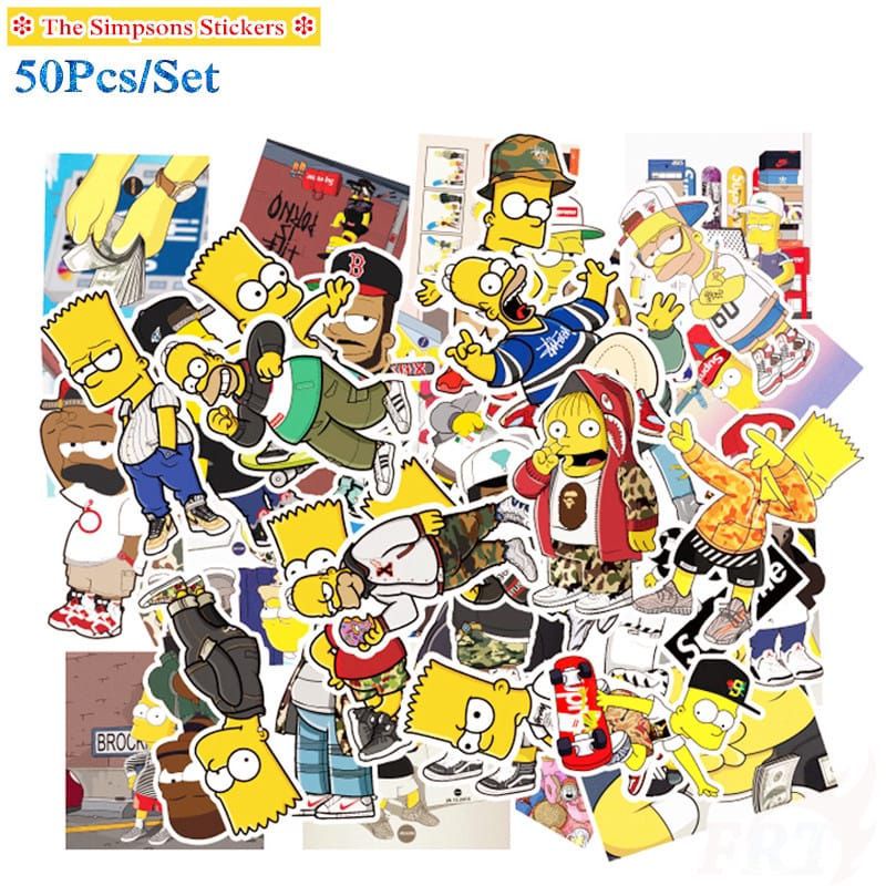 

stiker simpson isi 50pcs