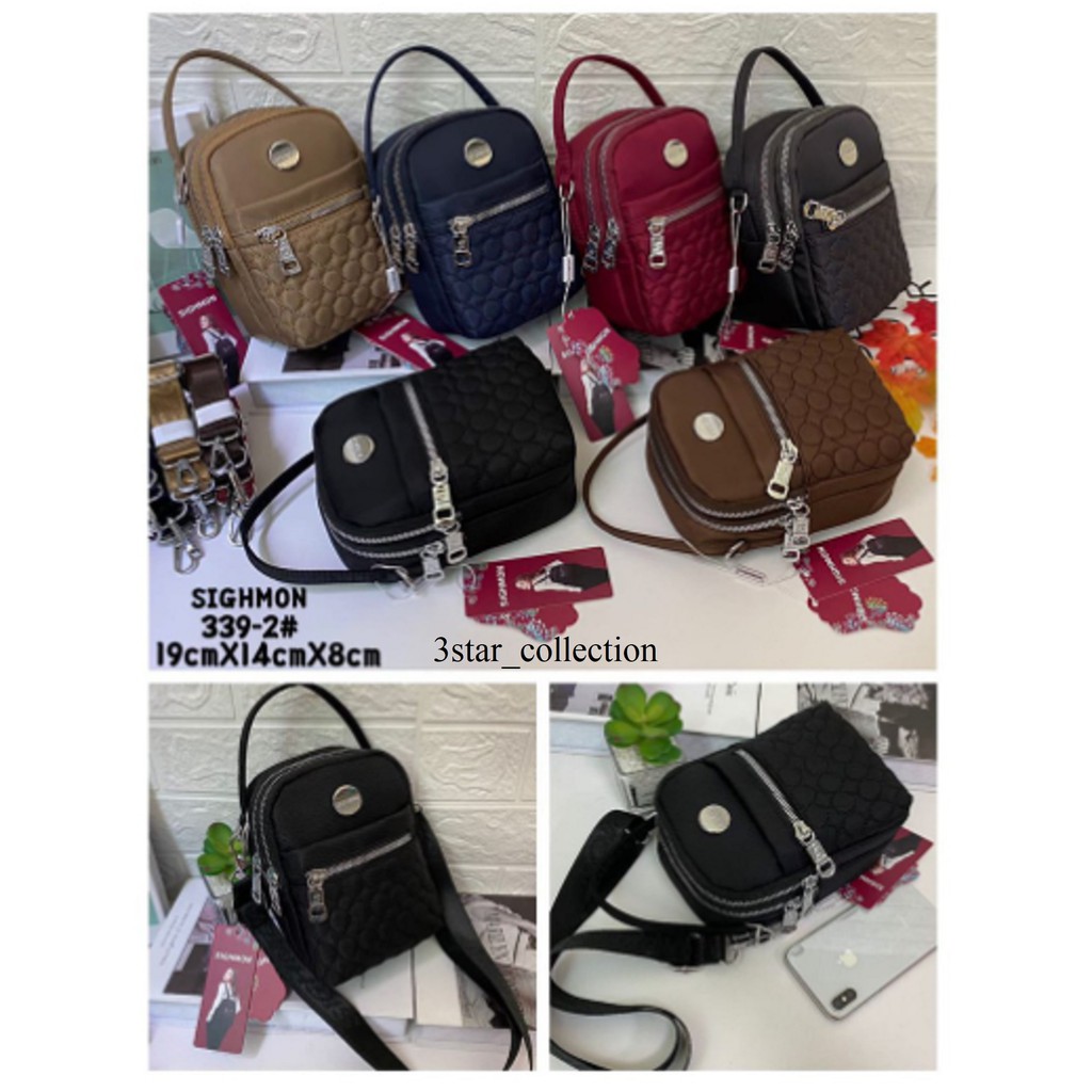 Tas Selempang wanita impor jinjing mini / Tas selempang Sighmon Import / tas jinjing mini 339