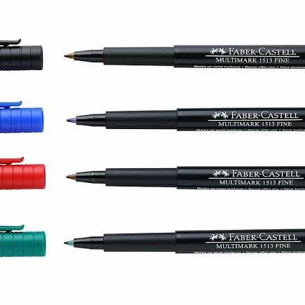 

FABER CASTELL MULTIMARK 1513 F PERMANENT MARKER SPIDOL OHP PERMANEN Berkualitas