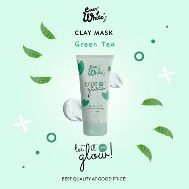 Everwhite Green Tea Clay Mask Indonesia