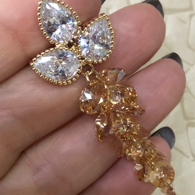 Bros dagu swarovski