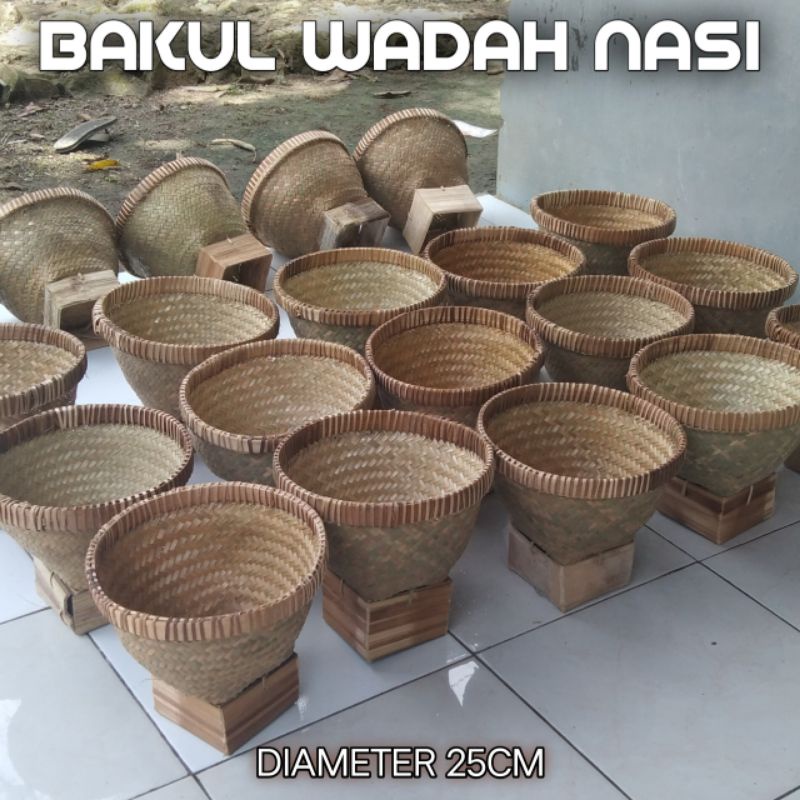 BAKUL NASI / WADAH NASI / ANYAMAN BAMBU