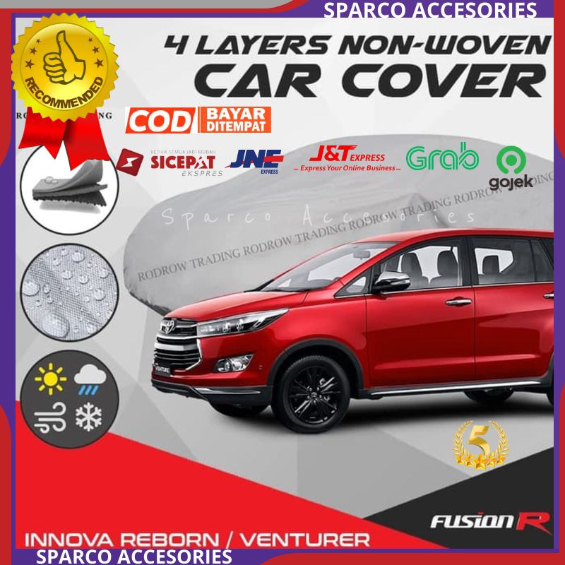 Cover Sarung Mobil INNOVA REBORN Fusion R 4 Layer NOT KRISBOW Cover Mobil 100 Persen Waterproof