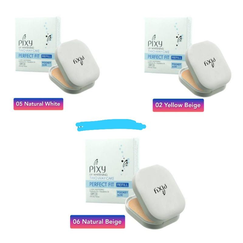 bedak pixy natural beige refil