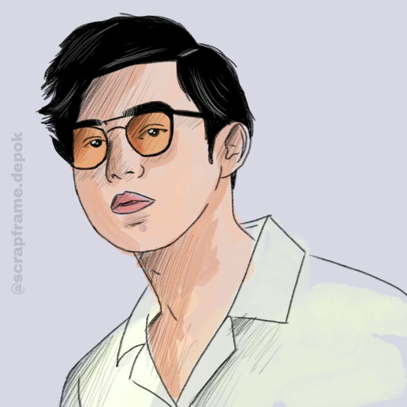 

Karikatur Ilustrasi Wajah Sketch Wajah Digital Lukis Wajah Digital Murah Pensil dan Watercolour