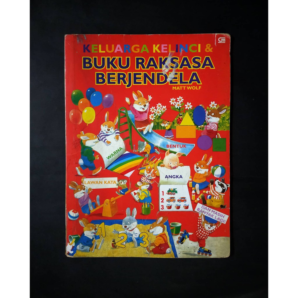 Buku Anak Matt Wolf Keluarga Kelinci Buku Raksasa Berjendela