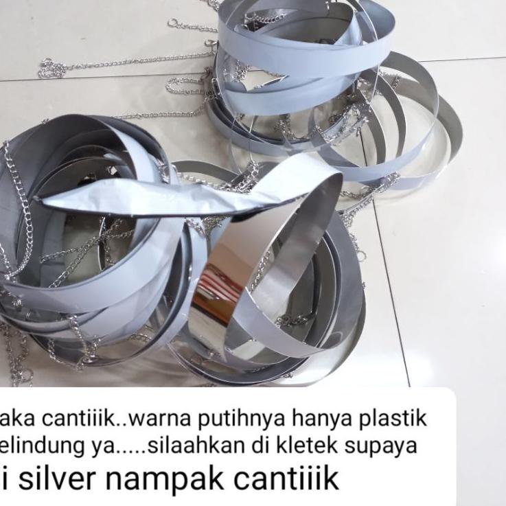 ♪ IKAT PINGGANG PLAT RANTAI [SILVER]/BELT PLAT RANTAI/BELT PLAT SILVER ➺