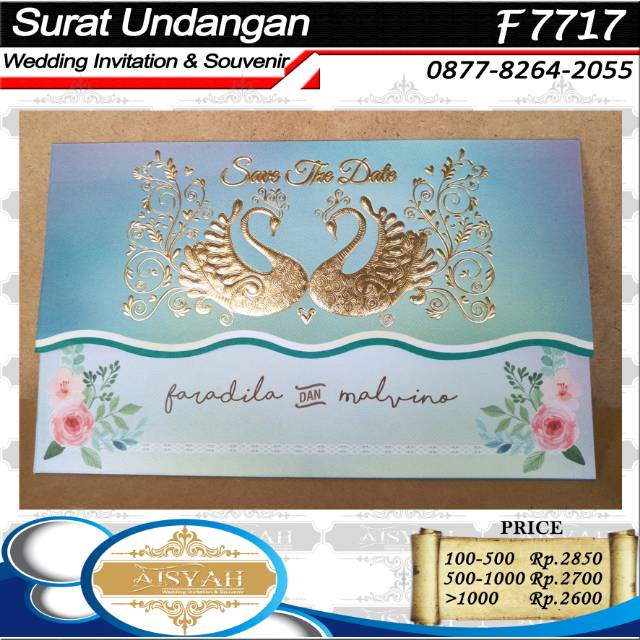 Surat Undangan Aisyah Wedding Invitation