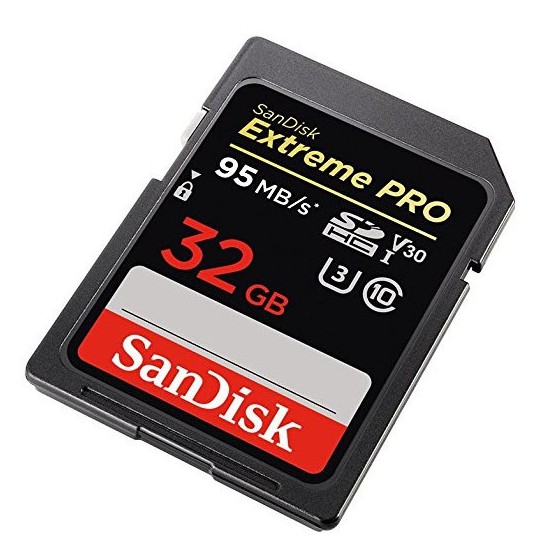 SD Card SanDisk Extreme PRO SDHC/SDXC UHS-I SD Card 32GB up to 95Mbps