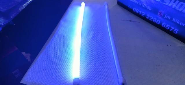 Lampu alis DRL Running biru sen kuning running jalan