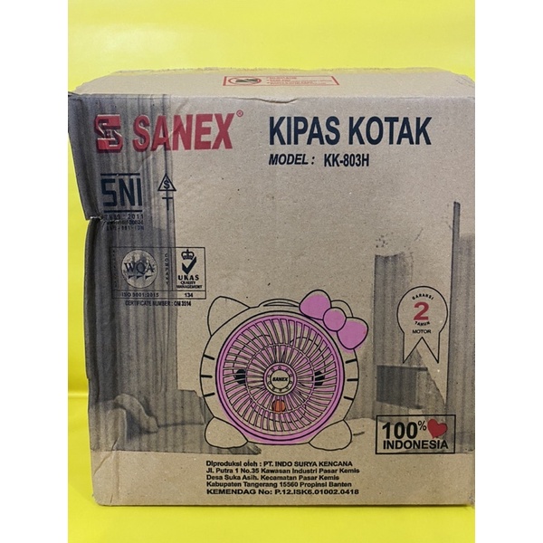 Kipas Angin Karater 8” / Kipas angin meja listrik Sanex